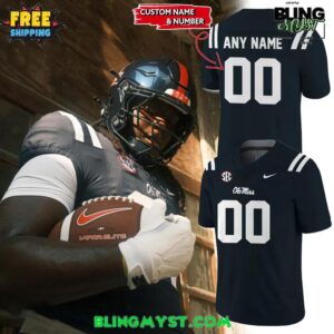 Ole Miss Rebels Dark Mode Gameday Night Football Jersey
