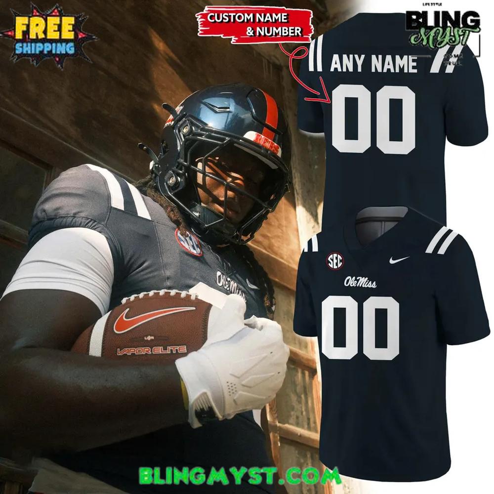 Ole Miss Rebels Dark Mode Gameday Night Football Jersey Ole Miss Rebels Dark Mode Gameday Night Football Jersey