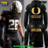 Oregon Ducks Shoe Duck 2025 Gold Hoodie 2