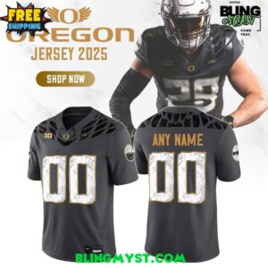 Oregon Ducks Shoe Duck Game 2025 Football Jersey