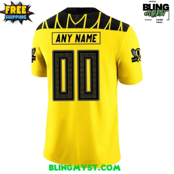 Oregon Ducks Stomp Out Cancer Limited Football Jersey