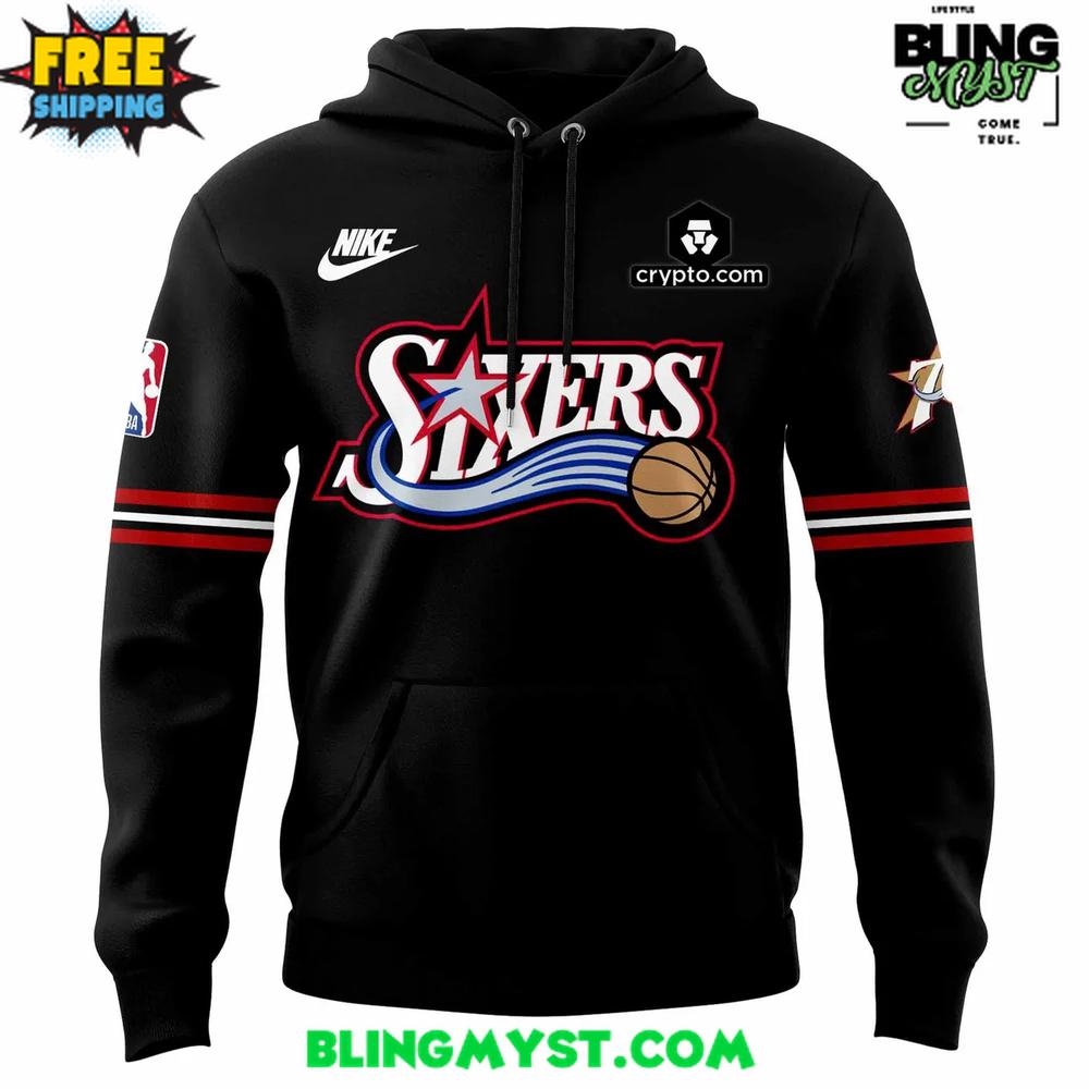 Philadelphia 76ers 2025-2026 Hardwood Classic Hoodie Philadelphia 76ers 2025-2026 Hardwood Classic Hoodie