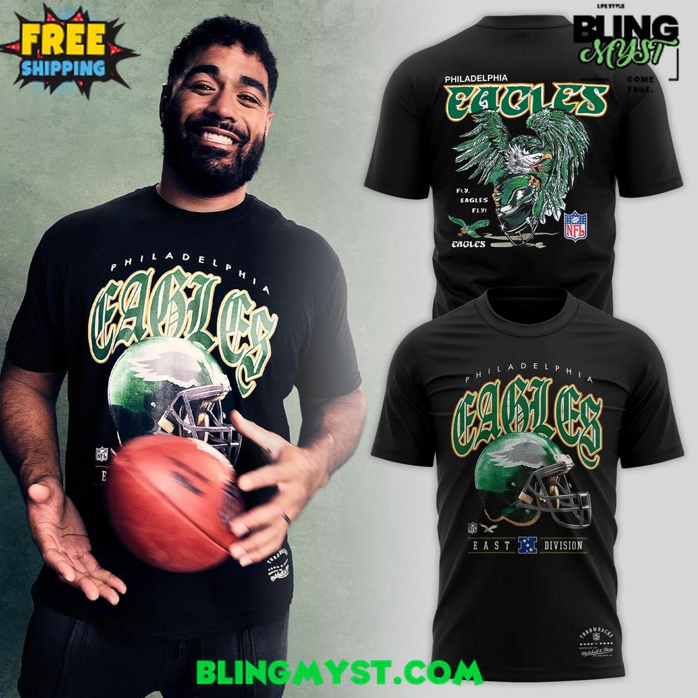 Philadelphia Eagles Classic Helmet East Division NFL T-shirt Philadelphia Eagles Classic Helmet East Division NFL T-shirt