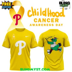 Philadelphia Phillies Childhood Cancer Awareness Day 2025 T-Shirt