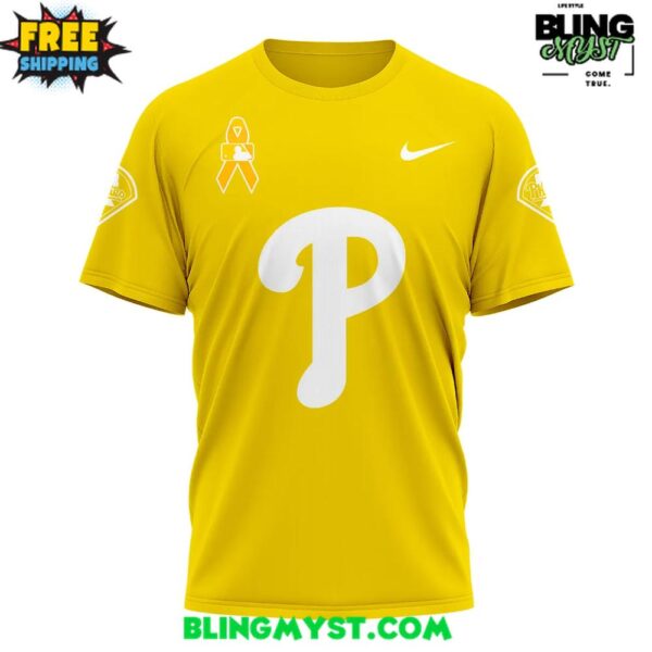 Philadelphia Phillies Childhood Cancer Awareness Day 2025 T-Shirt