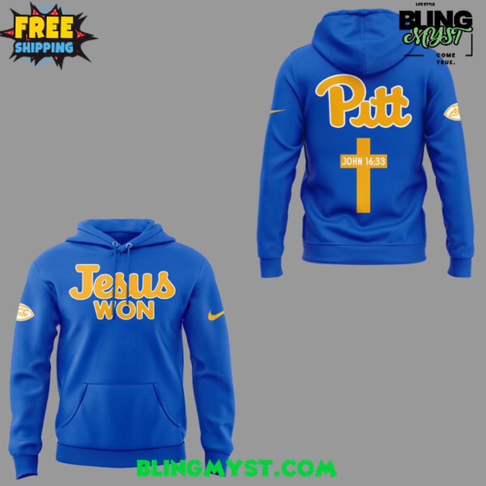 Pittsburgh Panthers x Jesus Won Special Hoodie Pittsburgh Panthers x Jesus Won Special Hoodie