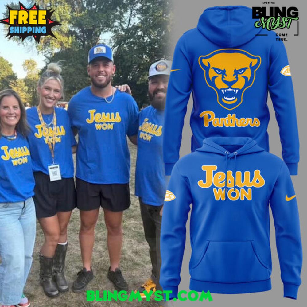 Pittsburgh Panthers x Jesus Won Special Hoodie Pittsburgh Panthers x Jesus Won Special Hoodie