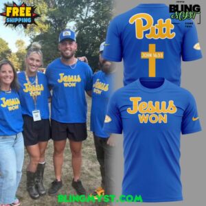 Pittsburgh Panthers x Jesus Won Special T-Shirt