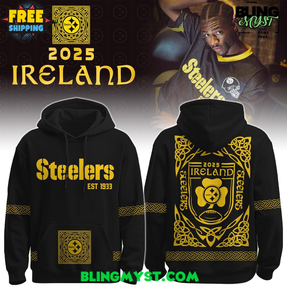 Pittsburgh Steelers Ireland 2025 Hoodie Pittsburgh Steelers Ireland 2025 Hoodie