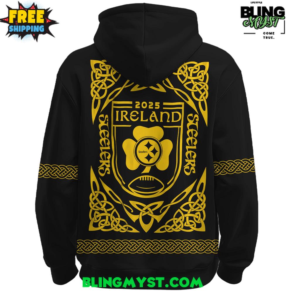 Pittsburgh Steelers Ireland 2025 Hoodie Pittsburgh Steelers Ireland 2025 Hoodie