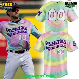 Richmond Flying Squirrels Grateful Dead Night Edition Baseball Jersey