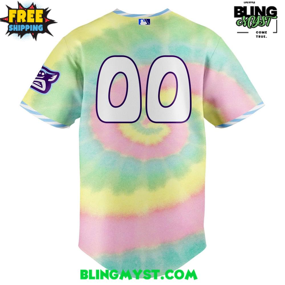 Richmond Flying Squirrels Grateful Dead Night Edition Baseball Jersey Richmond Flying Squirrels Grateful Dead Night Edition Baseball Jersey
