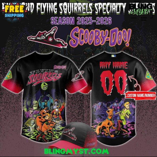Richmond Flying Squirrels x Scooby-Doo Night 2025 Baseball Jersey
