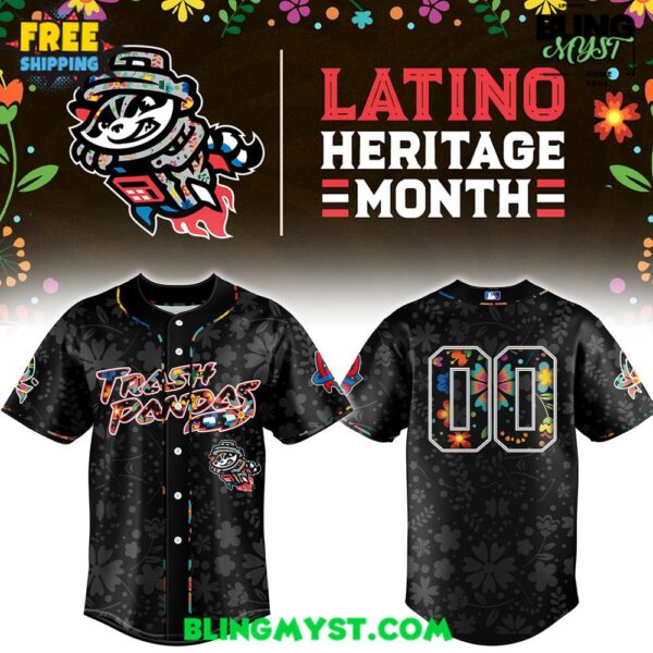 Rocket City Trash Panda 2025 Latino Hispanic Heritage Night Baseball Jersey