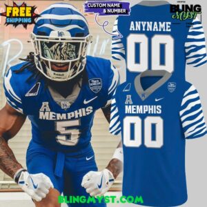 Royal Memphis Tigers Gameday 2025 Football Jersey