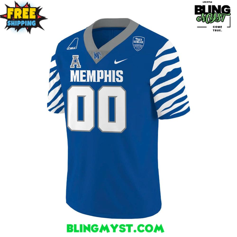 Royal Memphis Tigers Gameday 2025 Football Jersey Royal Memphis Tigers Gameday 2025 Football Jersey