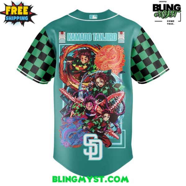 San Diego Padres Demon Slayer Special Edition Baseball Jersey
