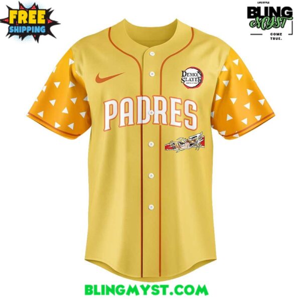 San Diego Padres Demon Slayer Special Edition Baseball Jersey
