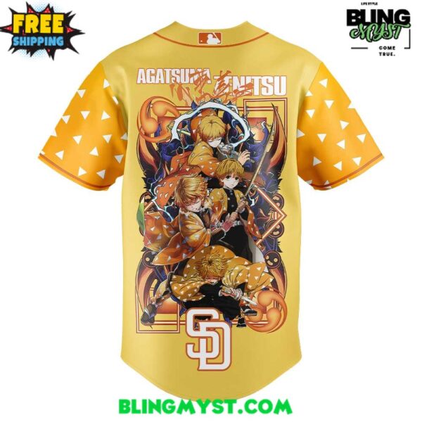 San Diego Padres Demon Slayer Special Edition Baseball Jersey