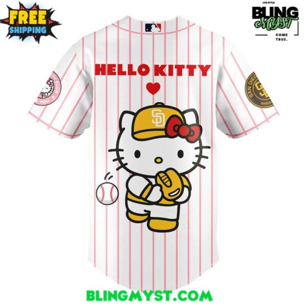 San Diego Padres Hello Kitty Limited Baseball Jersey