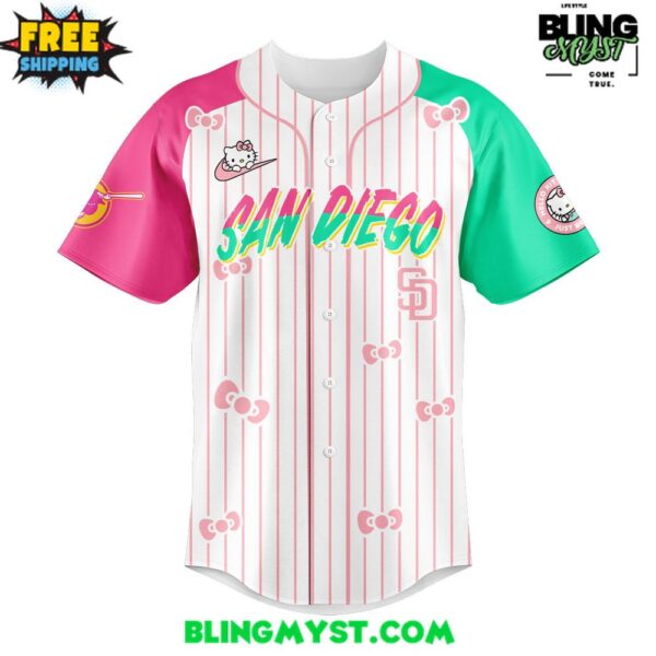 San Diego Padres Hello Kitty Limited Baseball Jersey