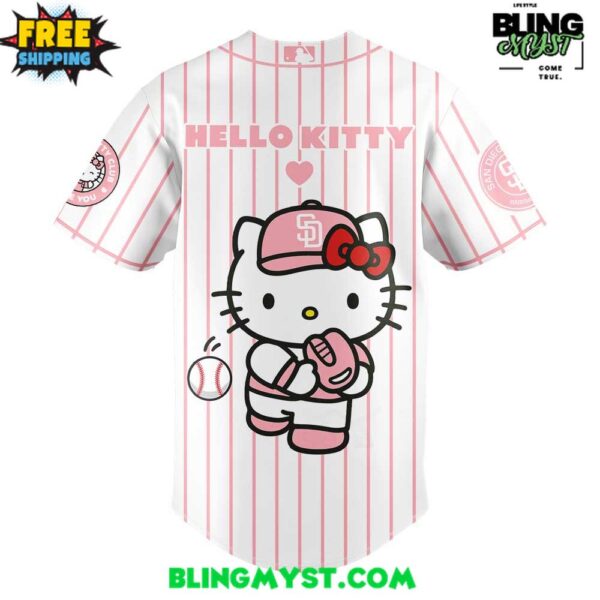 San Diego Padres Hello Kitty Limited Baseball Jersey