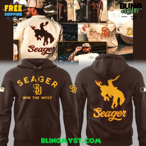 San Diego Padres x Seager Win The West Hoodie