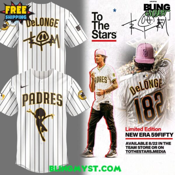 San Diego Padres x Tom Delonge Night 2025 Baseball Jersey