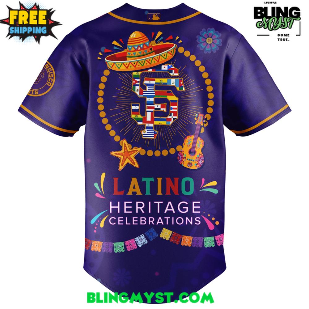 San Francisco Giants Latino Heritage Celebration Special Baseball Jersey San Francisco Giants Latino Heritage Celebration Special Baseball Jersey