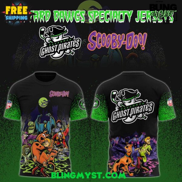 Savannah Ghost Pirates x Scooby-Doo Night 2025 T-Shirt