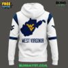 Special West Virginia Football 2025 White Hoodie 2025 3
