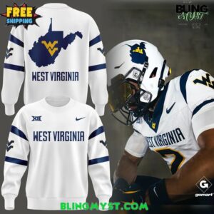 Special West Virginia Football White Sweatshirt 2025