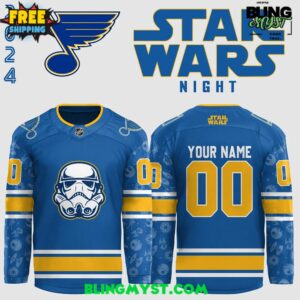 St. Louis Blues x Star Wars Night 2024 Hockey Jersey