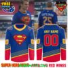 St Louis Blues x Supper Hero Night 2025 Hockey Jersey 1