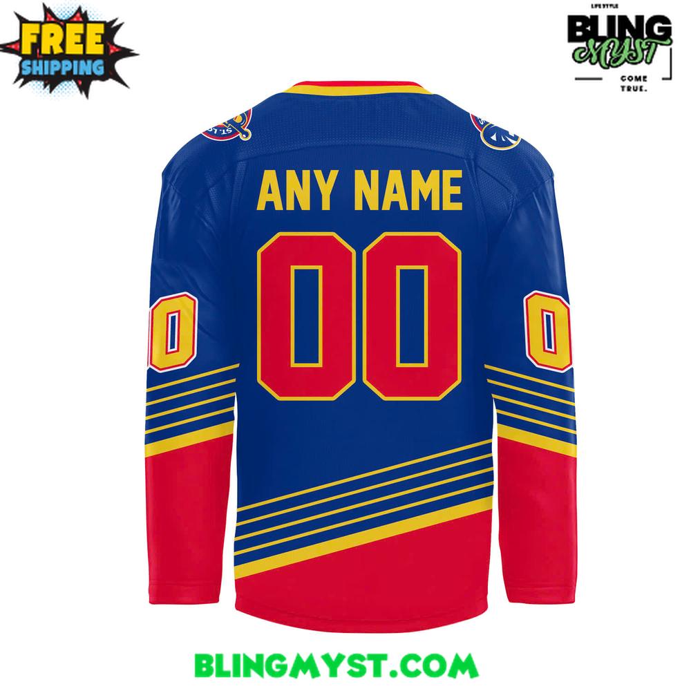 St. Louis Blues x Super Hero Night 2025 Hockey Jersey St. Louis Blues x Super Hero Night 2025 Hockey Jersey