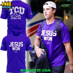 TCU Horned Frogs Jesus Won Limited Edition Shirt Collection