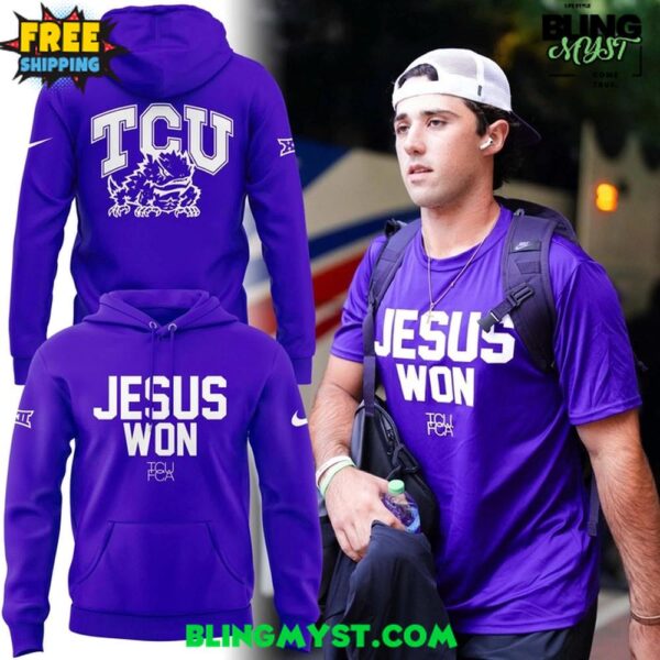 TCU Horned Frogs Jesus Won Limited Edition Shirt Collection