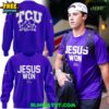 TCU Horned Frogs Jesus Won Limited Edition Shirt Collection 3