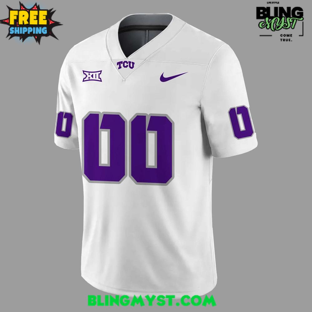 TCU Horned Frogs White Out Special Edition Football Jersey TCU Horned Frogs White Out Special Edition Football Jersey