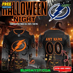 Tampa Bay Lightning Halloween Night 2025 Hockey Jersey