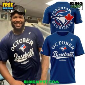 Toronto Blue Jays 2025 MLB Postseason Locker Room T-Shirt