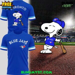Toronto Blue Jays Peanuts Snoopy 2025 T-Shirt