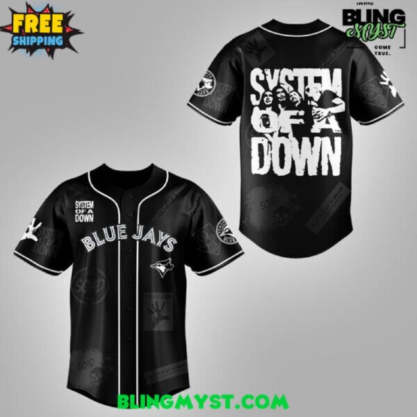Toronto Blue Jays x System Of A Down 2025 Baseball Jersey