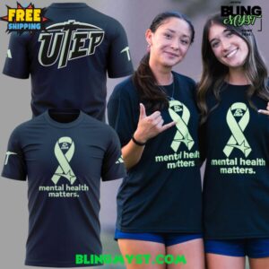 UTEP Miners Mental Health Matters 2025 T-Shirt