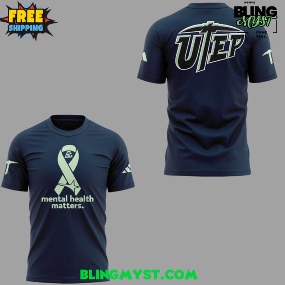 UTEP Miners Mental Health Matters 2025 T-Shirt UTEP Miners Mental Health Matters 2025 T-Shirt