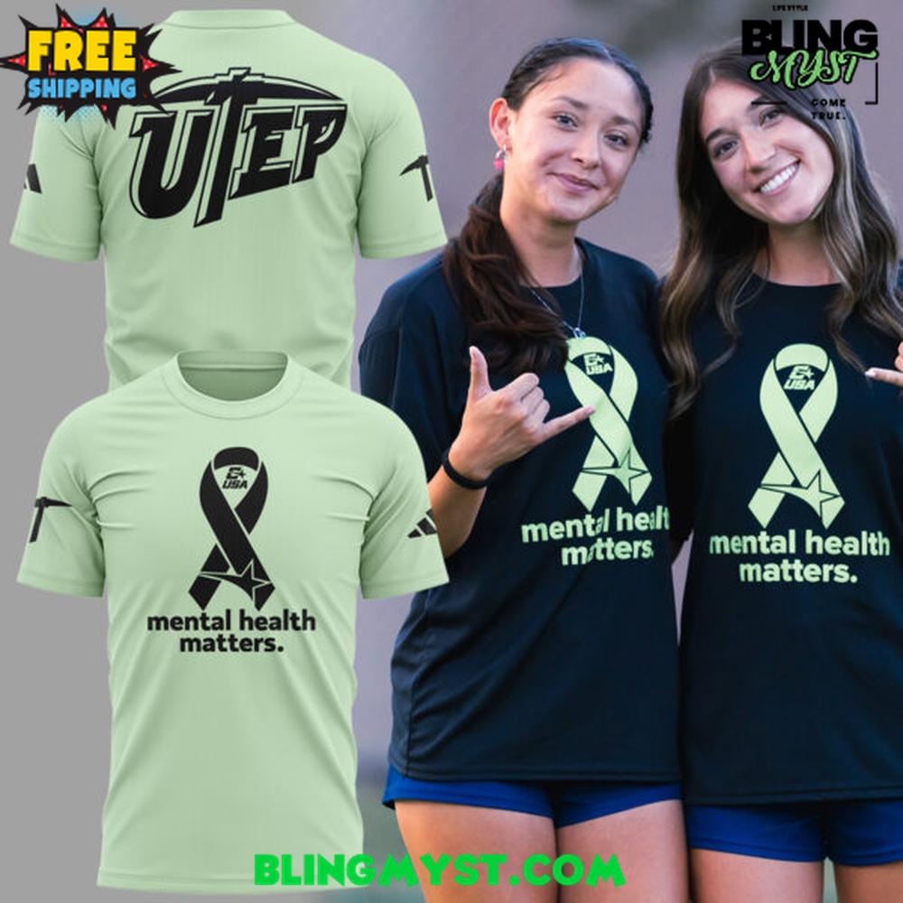 UTEP Miners Mental Health Matters 2025 T-Shirt UTEP Miners Mental Health Matters 2025 T-Shirt