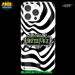 Velvet Caviar Beetlejuice It’s Showtime Halloween iPhone Case