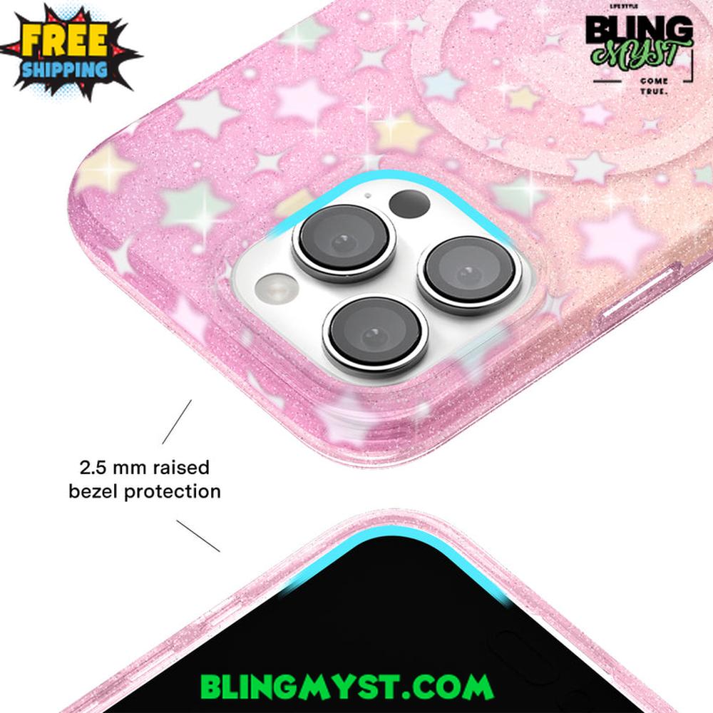 Velvet Caviar Falling Star Glitter iPhone Case Velvet Caviar Falling Star Glitter iPhone Case