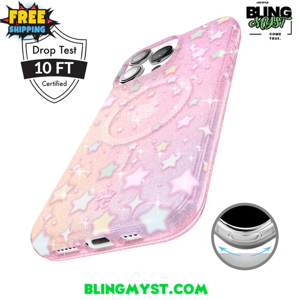 Velvet Caviar Falling Star Glitter iPhone Case Velvet Caviar Falling Star Glitter iPhone Case