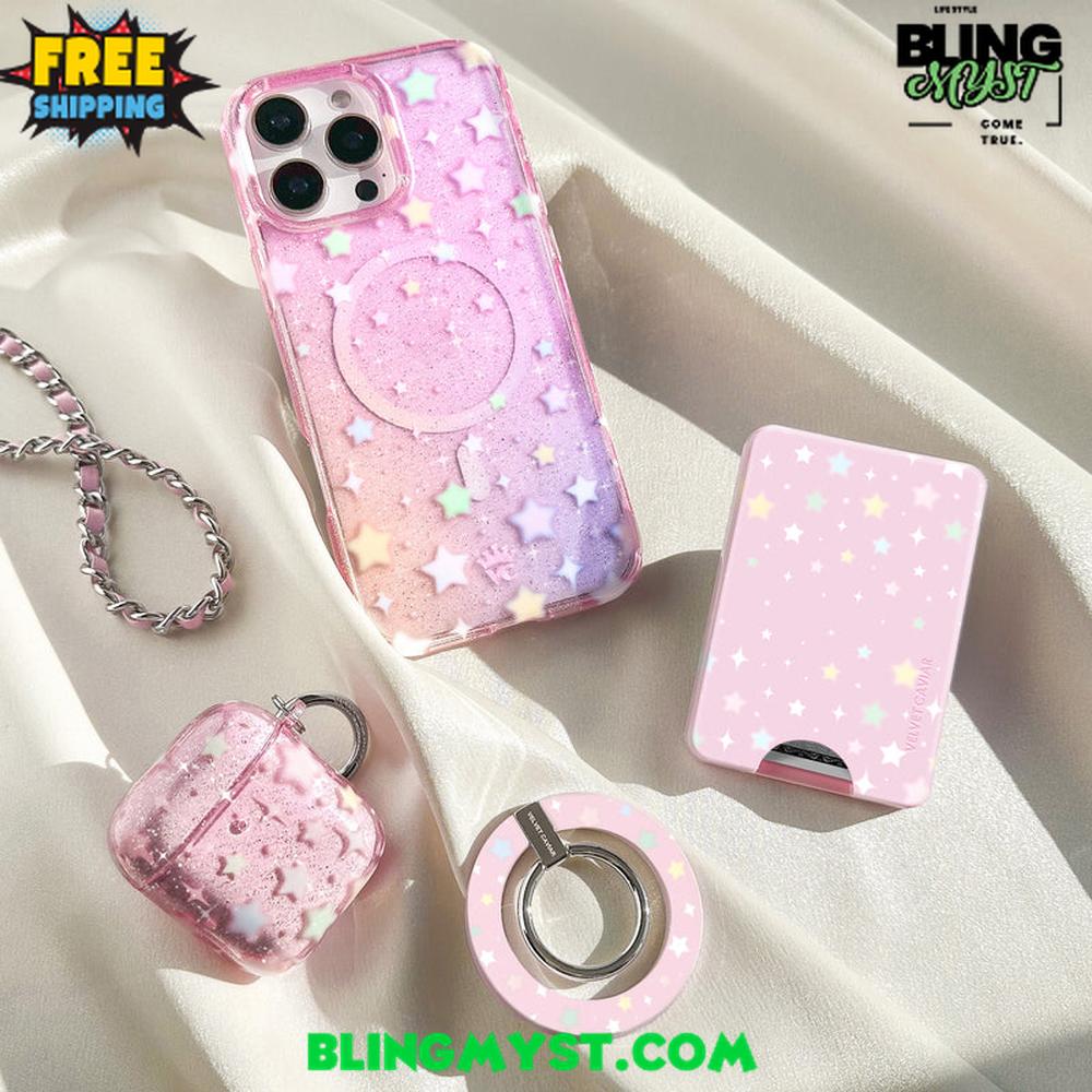 Velvet Caviar Falling Star Glitter iPhone Case Velvet Caviar Falling Star Glitter iPhone Case